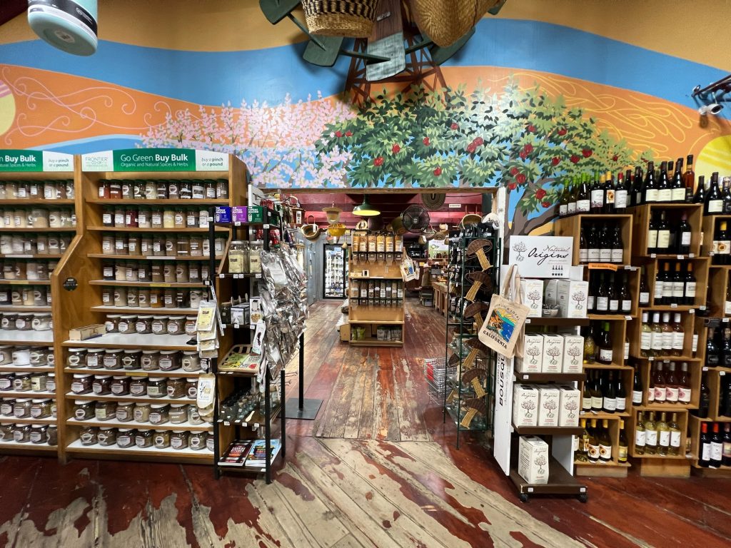 Nature's Whole Foods Depot bulk herbs, wines and fresh food